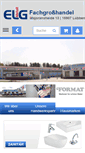 Mobile Screenshot of elg-luebben-shop.de